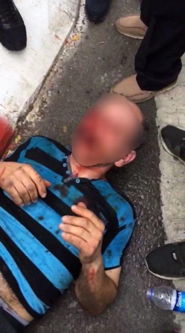 (&ouml;zel Haber) K&uuml;&ccedil;&uuml;k Kızı Ka&ccedil;ırdığı İddia Edilen Şahsa Lin&ccedil; Girişimi Kamerada 1