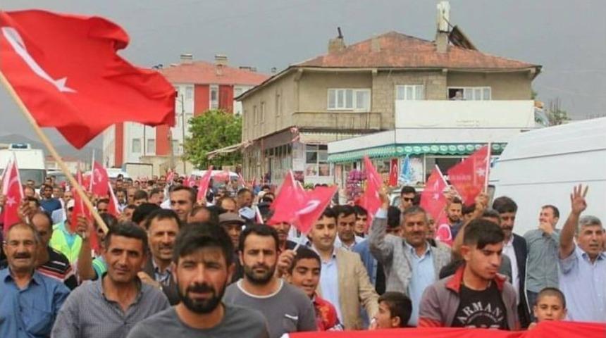 Saray İl&ccedil;esinde &lsquo;15 Temmuz&rsquo; Y&uuml;r&uuml;y&uuml;ş&uuml;