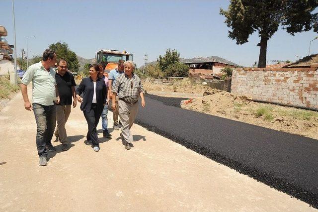 Başkan Çerçioğlu, Germencik’te Çalışmaları Yerinde İnceledi