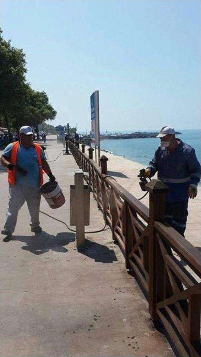 Akçakoca’da Peyzaj Çalışmaları Sürüyor