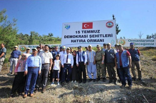 Osmaniye’de “15 Temmuz Demokrasi Şehitleri Hatıra Ormanı” Oluşturuldu