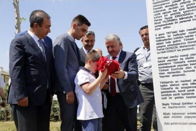 15 Temmuz’Da 2 Şehit Veren Türksat’Ta Anma Programı Düzenlendi