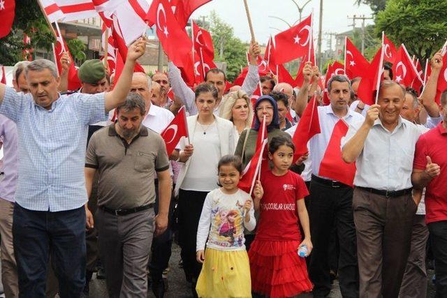 Kaynarca, 15 Temmuz Şehitleri İçin Yürüdü