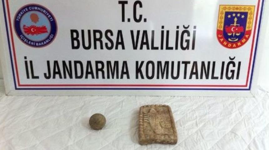 Bursa'da Tarihi Eser Operasyonu: 2 G&ouml;zaltı