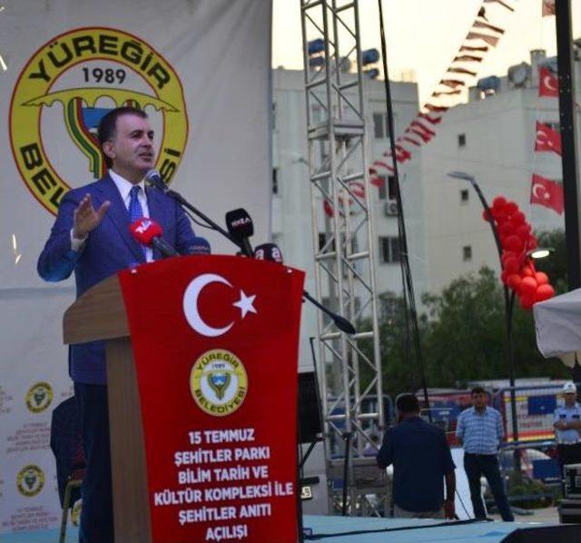 Adana'da 15 Temmuz Şehitler Parkı Açıldı