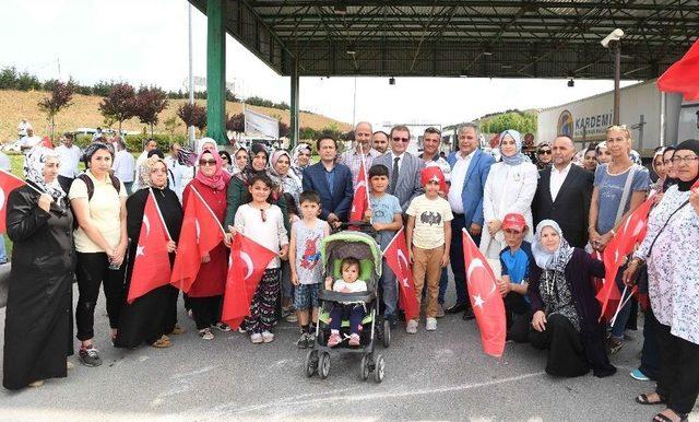 Tuzlalı Demokrasi Şehitleri Ve Gaziler Orhanlı Gişeleri’nde Anıldı