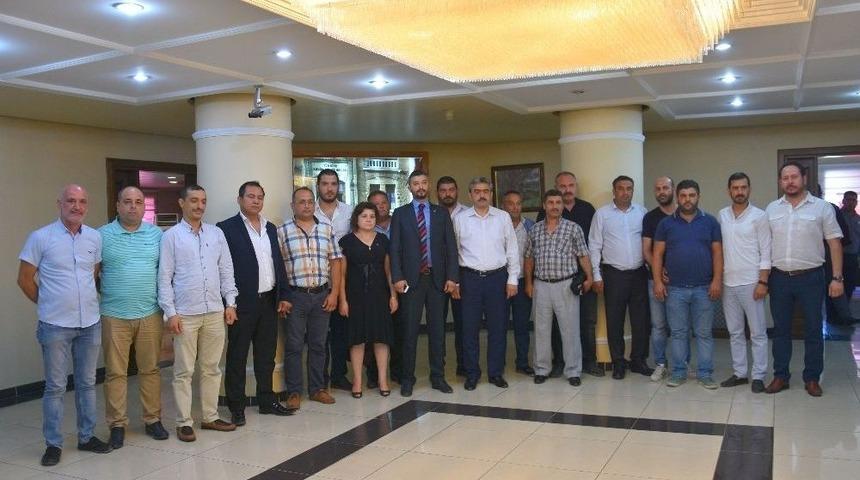 Nazilli Mhp&rsquo;nin Yeni Y&ouml;netimi Başkan Alıcık&rsquo;ı Ziyaret Etti
