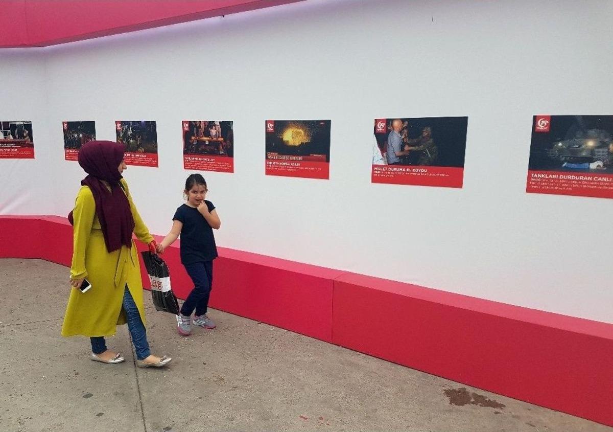&Uuml;mraniye&rsquo;de 15 Temmuz Şehitleri Anıldı, Demokrasi N&ouml;beti Tutuldu