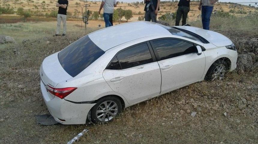 &Ouml;merli&rsquo;de Trafik Kazası: 2 Yaralı