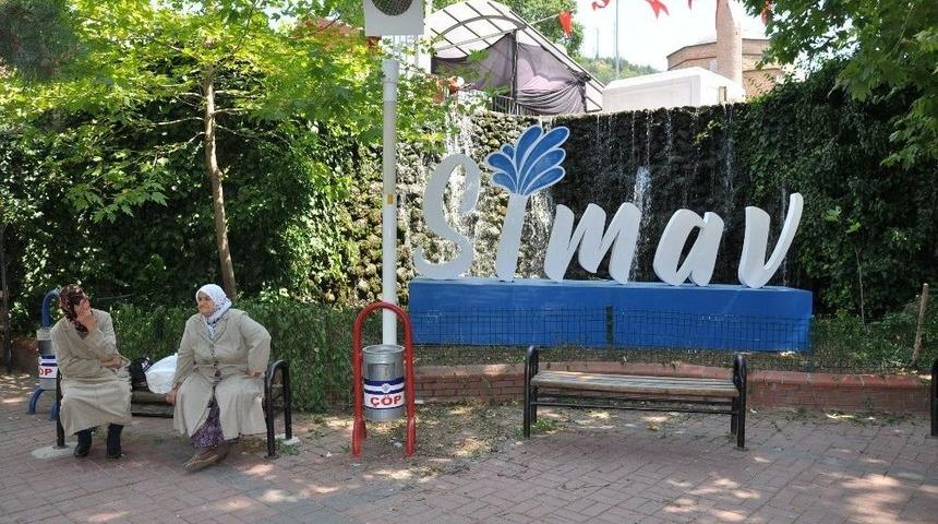 &ldquo;simav&rdquo; Yazısı Parka Yerleşti
