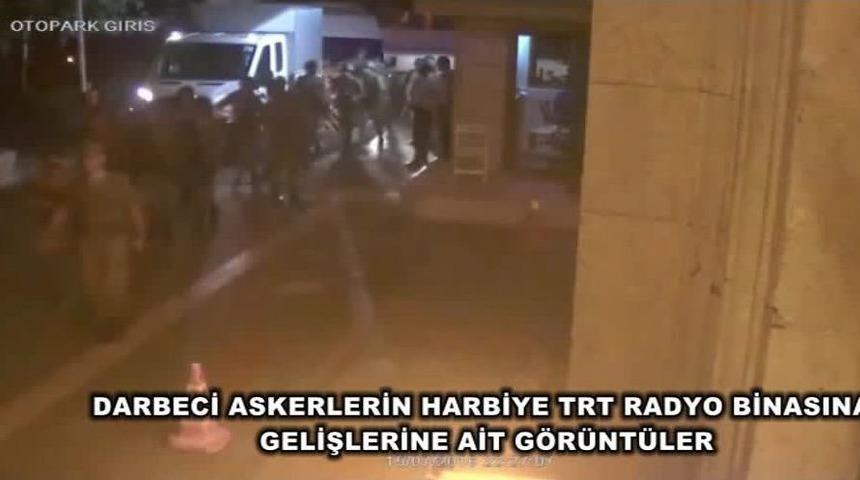 Darbeci Hainlerin Trt Radyo Binasının İşgal Etme Anı Kamerada