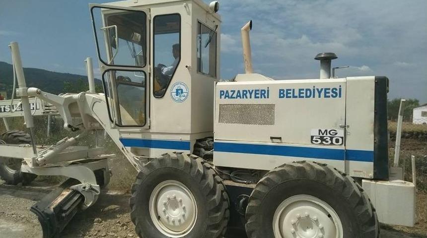 Pazaryeri&rsquo;ndeki Tarla Ve Arazi Yollarında İyileştirme &Ccedil;alışmaları