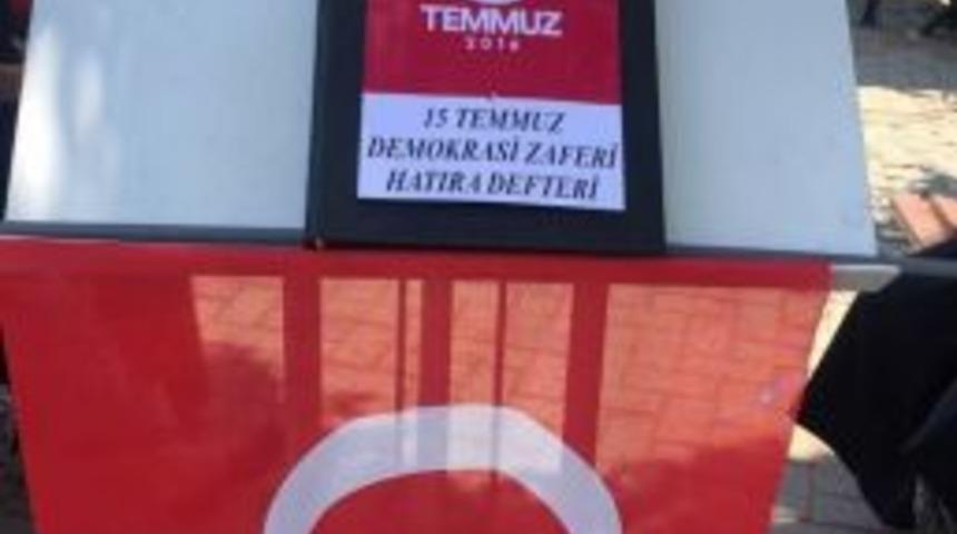 15 Temmuz Hatıra Defteri Pazaryerili Vatandaşların Hizmetine Sunuldu