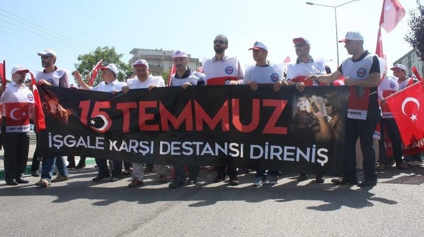 Memur-sen, 15 Temmuz Şehitleri İ&ccedil;in Y&uuml;r&uuml;d&uuml;