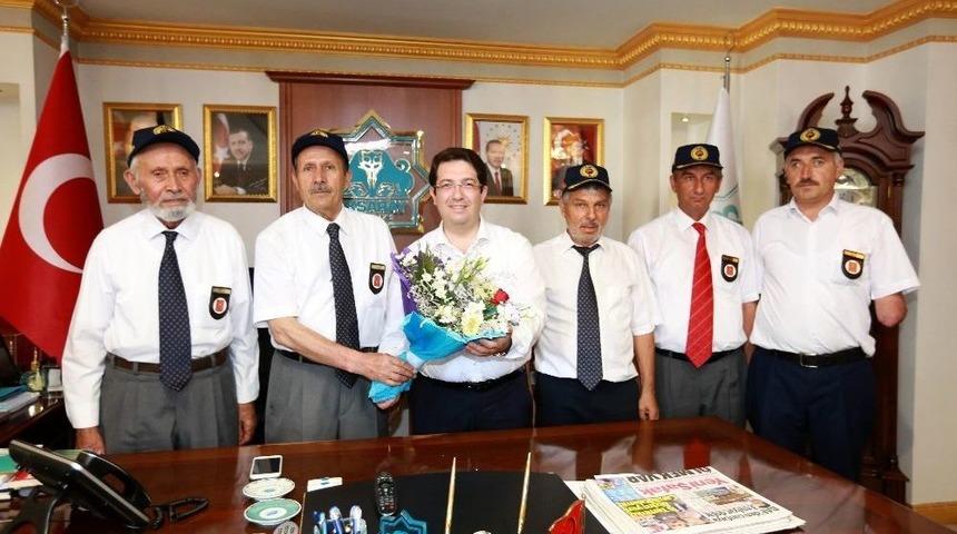 Aksaraylı Gazilerden Başkan Yazgı&rsquo;ya Teşekk&uuml;r