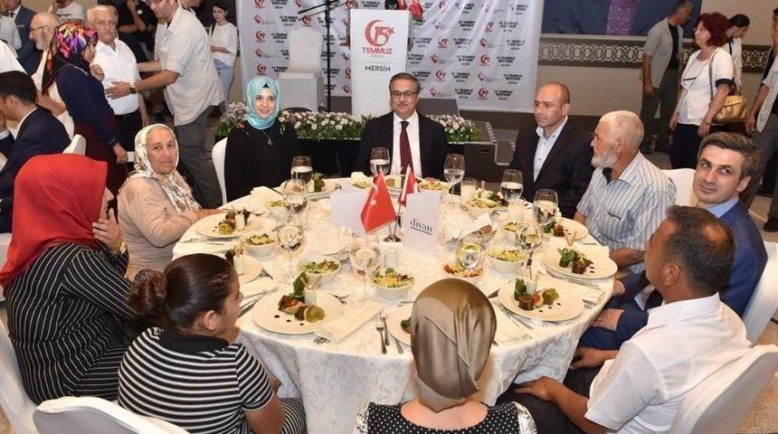 Vali Su, Şehit Aileleri Ve Gazilerle Yemekte Buluştu