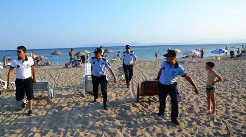 Sarımsaklı Plajında Zabıtadan Taviz Yok