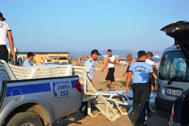 Sarımsaklı Plajında Zabıtadan Taviz Yok