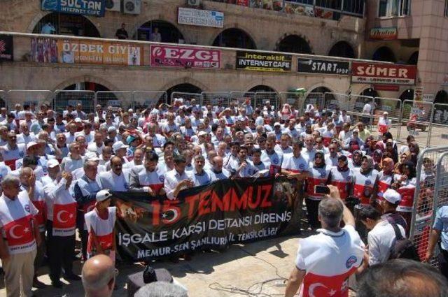 Şanlıurfa'da Öğretmenin Şehit Edilmesine Tepki