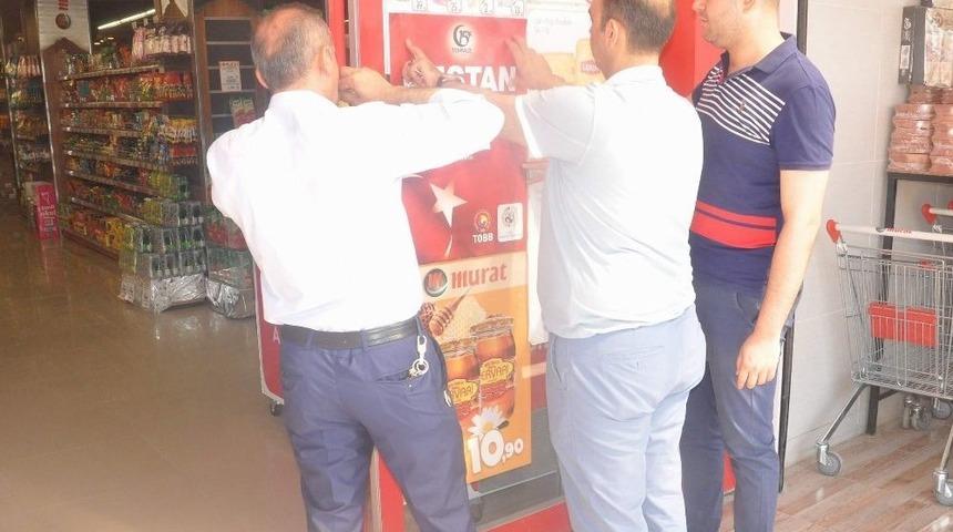 Siirt Tso Esnafa Afiş Dağıttı