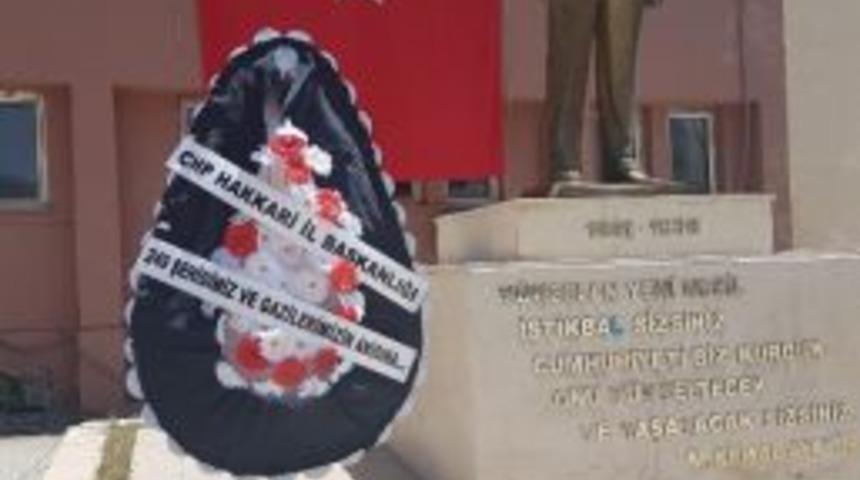 Hakkari'de Chp'den 15 Temmuz Şehitlerine Anma