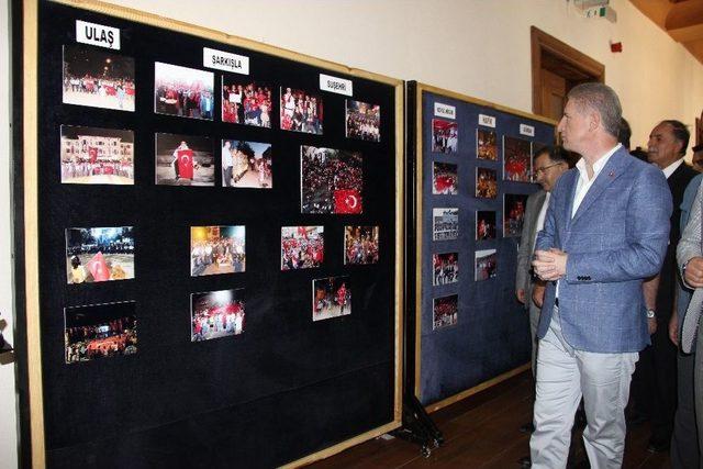 Tarihi Binada 15 Temmuz Fotoğraf Sergisi Açıldı