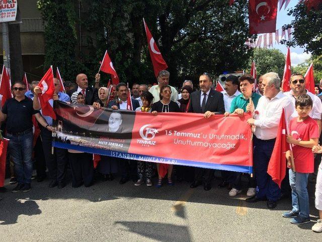 15 Temmuz Şehidi Mete Sertbaş, Şehit Düştüğü Yerde Anıldı