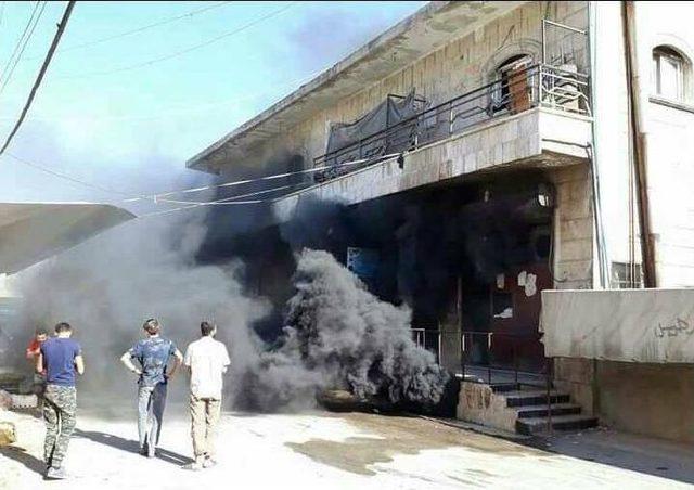 İdlib’te Fırında Çıkan Yangını İhh Ekipleri Söndürdü