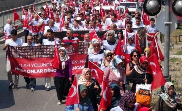 Karabük'te 15 Temmuz Yürüyüşü