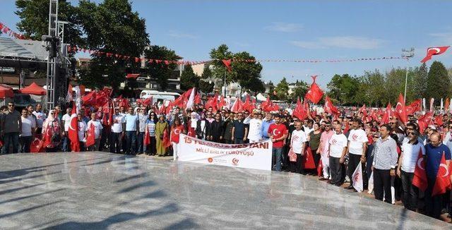 Tuzla Halkı, Milli Birlik Y&uuml;r&uuml;y&uuml;ş&uuml;nde Bir Kez Daha Kenetlendi 1