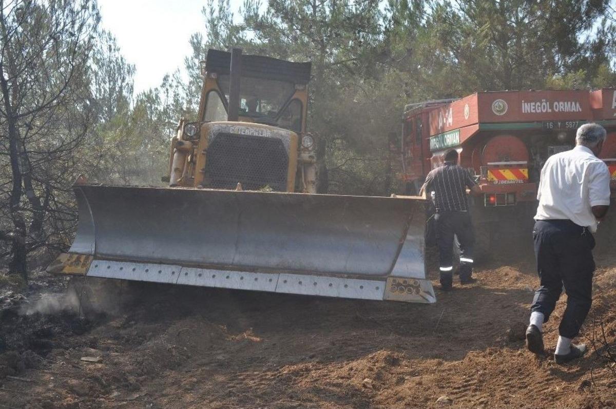 İneg&ouml;l&rsquo;de Orman Yangını