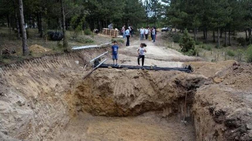 Hatıra Ormanında Baz Istasyonuna Tepki