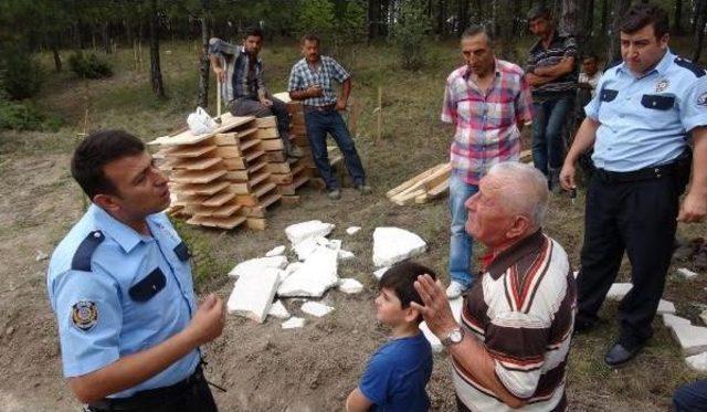 Hatıra Ormanında Baz Istasyonuna Tepki