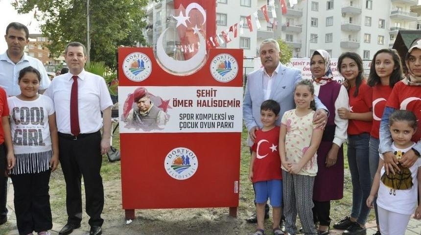 Hatay&rsquo;da Şehit &Ouml;mer Halisdemir Spor Kompleksi Ve &Ccedil;ocuk Oyun Parkı A&ccedil;ıldı