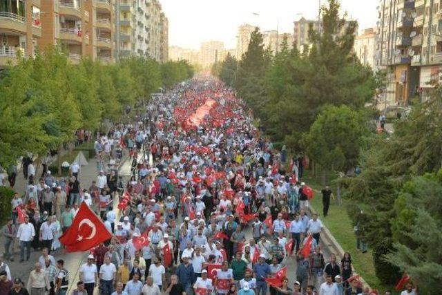 Diyarbakır'da Milli Birlik Yürüyüşü