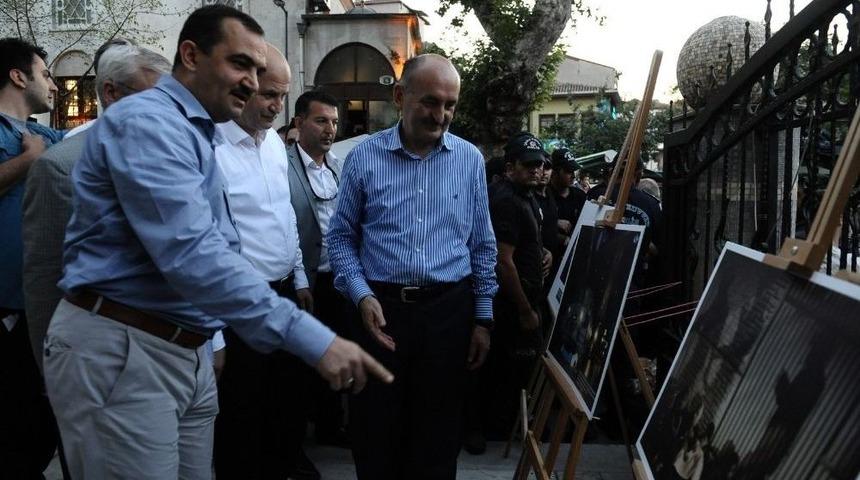 M&uuml;ezzinoğlu, İha&rsquo;nın Fotoğraf Sergisinde O Geceyi Tekrar Yaşadı