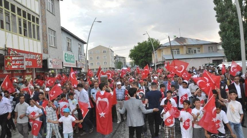 Eleşkirt&rsquo;te "15 Temmuz Demokrasi Ve Milli Birlik G&uuml;n&uuml;"