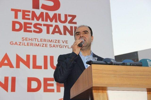 Şanlıurfa’da Milli İradeye Saygı Yürüyüşü