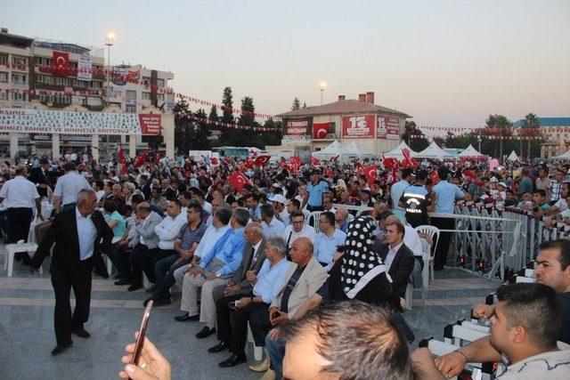 Şanlıurfa’da Milli İradeye Saygı Yürüyüşü