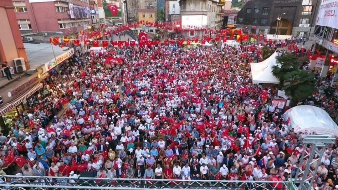 Zonguldak&rsquo;ta 15 Temmuz Demokrasi Ve Milli Birlik G&uuml;n&uuml; Etkinlikleri