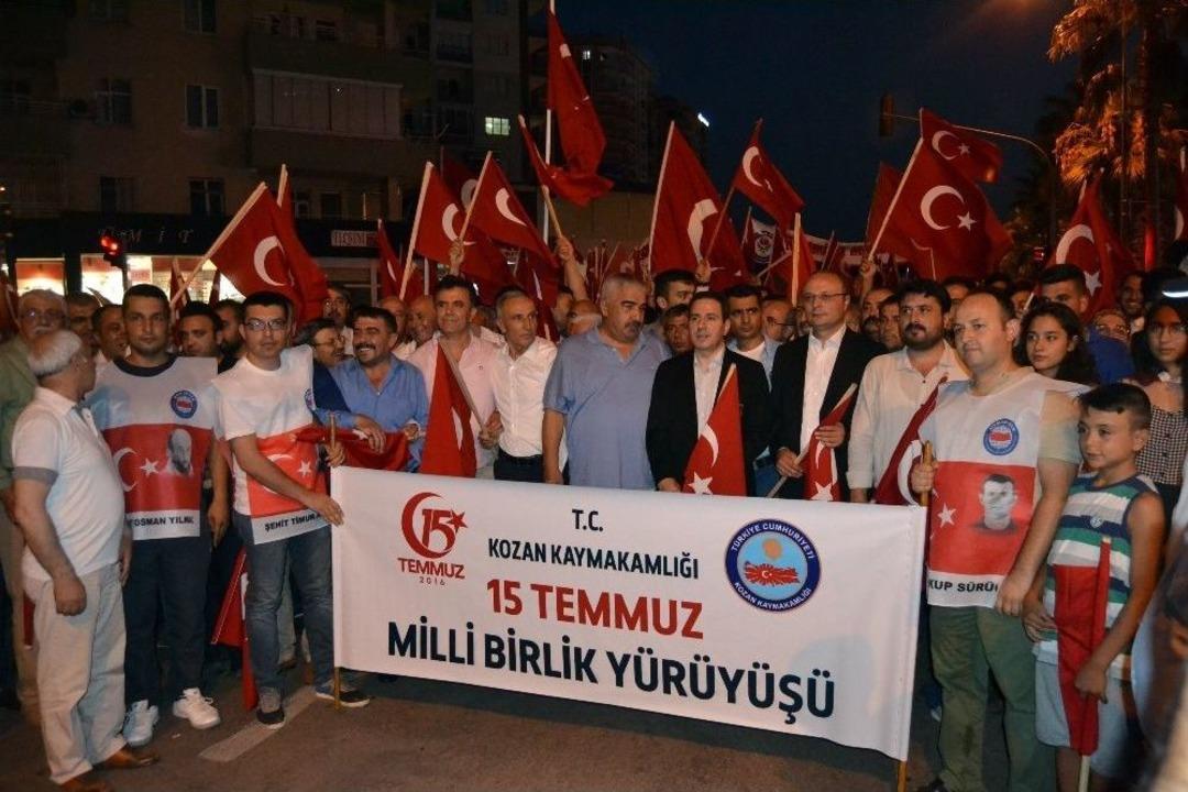 Kozan&rsquo;da 15 Temmuz Şehitlerini Anma, Demokrasi Ve Milli Birlik G&uuml;n&uuml; Etkinlikleri