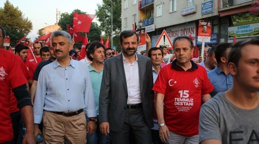 G&uuml;rsu&rsquo;da 15 Temmuz Demokrasi Ve Milli Birlik G&uuml;n&uuml; Coşkusu