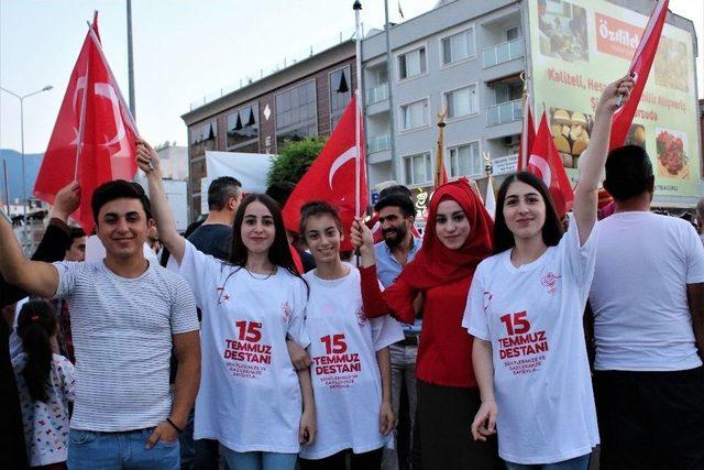 Gürsu’da 15 Temmuz Demokrasi Ve Milli Birlik Günü Coşkusu