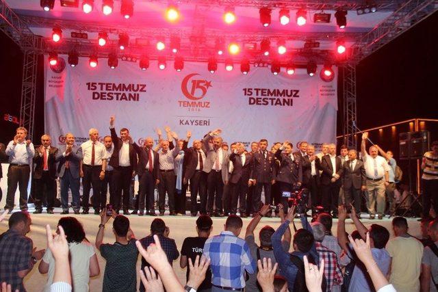 Kayseri’de 15 Temmuz Demokrasi Ve Milli Birlik Günü