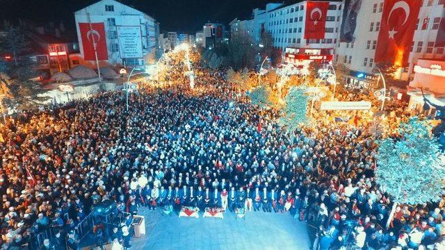 Binlerce Kişi ’milli Birlik Yürüyüşü’nde Fetö’yü Lanetledi