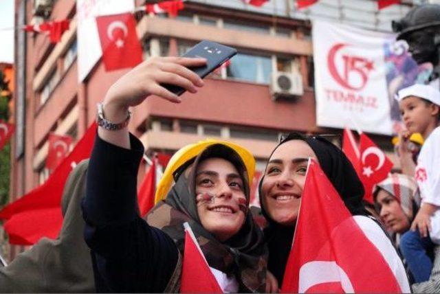 Zonguldak, Bartın Ve Kastamonu'da 15 Temmuz Yürüyüşü