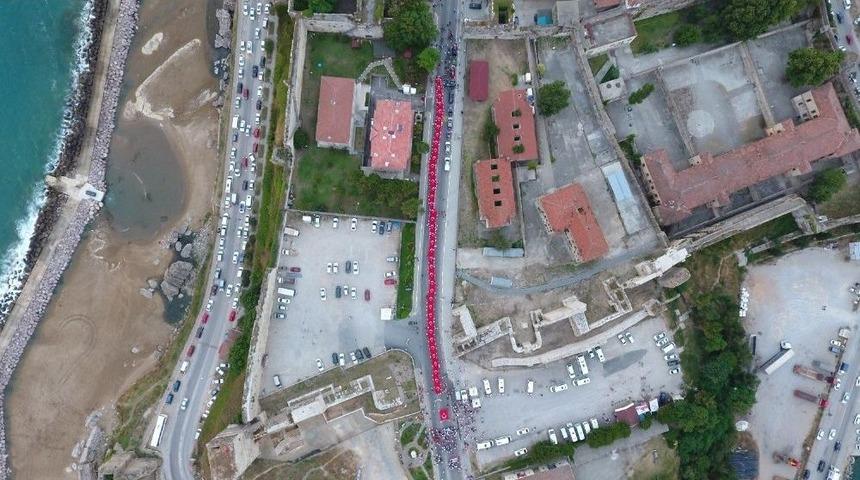 Sinop&rsquo;ta 15 Temmuz Y&uuml;r&uuml;y&uuml;ş&uuml;