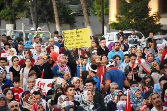 Malatya'da 15 Temmuz On Binlerle Anıldı