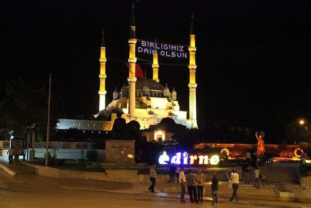 Selimiye Camii’nde ‘15 Temmuz Selası’