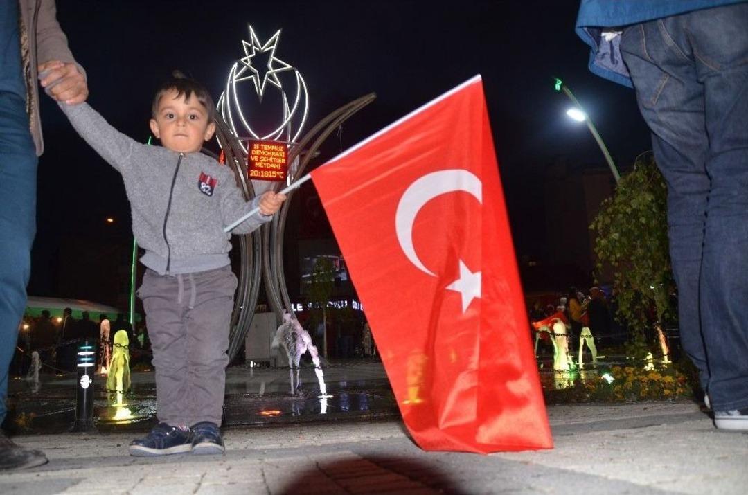 Sarıkamış&rsquo;ta 15 Temmuz Milli Birlik Y&uuml;r&uuml;y&uuml;ş&uuml; Ve Demokrasi N&ouml;beti